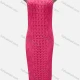Wholesale Women's Vacation Plain Hollow Out Crochet Cover Up Tank Dress X84# 522# Clothing Wholesale Market Liuhua
