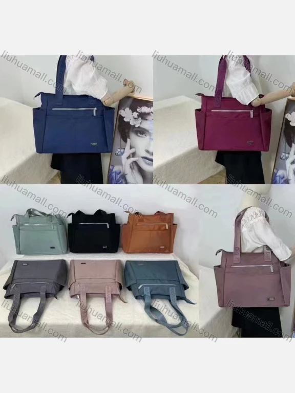 Wholesale Women's Casual Nylon Plain Portable Shoulder Bag With Multiple Compartments