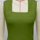 Wholesale Women's Casual Square Neck Sleeveless Plain Tank Knit Top 551# Clothing Wholesale Market Liuhua