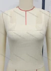Wholesale Women's Casual Square Neck Sleeveless Plain Tank Knit Top - Liuhuamall