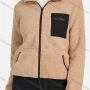 Wholesale Women's Casual Long Sleeve Fuzzy Thermal Lined Zipper Pockets Fluffy Jacket preview
