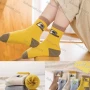 Wholesale Kid's Comfy Letter Print Crew Medium Cotton Socks (10 pairs of socks in one package) preview