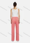 Wholesale Women's Casual Letter Print Drawstring Wide Leg Pants 8204# - Liuhuamall