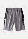 Wholesale Men's Performance Workout Colorblock Reflective Stripes Athletic Shorts With Zip Pockets B1020# - Liuhuamall