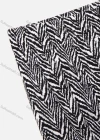 Wholesale Women's Elastic Waist Chevron Print Rib-Knit Wide Leg Pants - Liuhuamall