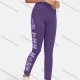 Wholesale Women's Casual Letter Print High Waist Ankle Length Legging 10# Clothing Wholesale Market Liuhua