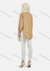 Wholesale Women's Casual Plain Long Sleeve Patch Pocket Shirt 1304# - Liuhuamall