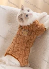 Wholesale Cat Cute Winter Cartoon Bear Four-legged Fleece Coat For Warm Pet Cat Coat - Liuhuamall
