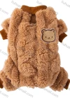 Wholesale Cat Cute Winter Cartoon Bear Four-legged Fleece Coat For Warm Pet Cat Coat - Liuhuamall
