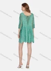 Wholesale Women's Casual 3/4 Sleeve Hollow Out Guipure Lace Short Dress 2005# - Liuhuamall