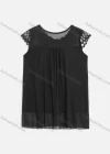 Wholesale Women's Casual Rhinestone Decor Embroidery Lace Appliques Cut Out Tank Top - Liuhuamall