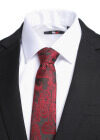 Wholesale Men's Business Paisley Embroidered Ties & Pocket Square & Cufflinks Sets - Liuhuamall