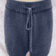 Women's Casual Plain Drawstring Knit Shorts 515# Clothing Wholesale Market -LIUHUA