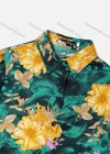 Wholesale Women's Vintage Long Sleeve Floral Pattern Collared Button Down Shirt 23067# - Liuhuamall