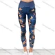 Wholesale Women's Casual Floral Print Long Leggings Blue Guangzhou Clothing Wholesale Market & Suppliers -LIUHUAMALL