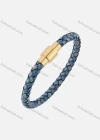 Wholesale Genuine Leather Stainless Steel Magnetic Buckle Bracelet SP0251# - Liuhuamall