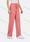Wholesale Women's Casual Letter Print Drawstring Wide Leg Pants 8204# - Liuhuamall