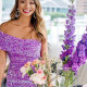 Women's Glamorous Off Shoulder Sequin Bodycon Short Dress Purple Clothing Wholesale Market -LIUHUA