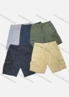 Wholesale Men's Casual Allover Print Multiple Flap Pockets Shorts 27207# - Liuhuamall
