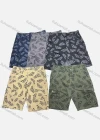 Wholesale Men's Casual Allover Letter Print Multiple Flap Pockets Shorts 27208# - Liuhuamall