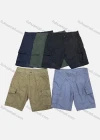 Wholesale Men's Casual Plain Multiple Pockets Shorts 27351# - Liuhuamall
