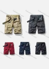 Wholesale Men's Casual Striped Multiple Pockets Shorts With Belt 28151# - Liuhuamall