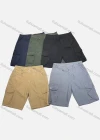 Wholesale Men's Casual Plain Multiple Pockets Shorts 28401# - Liuhuamall