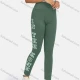 Wholesale Women's Casual Letter Print High Waist Ankle Length Legging 50# Clothing Wholesale Market Liuhua