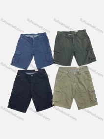 Wholesale Men's Casual Plain Multiple Pockets Shorts L6081#, LIUHUA CLOTHING WHOLESALE
