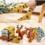Wholesale Kid's Comfy Cartoon Print Crew Medium Cotton Socks (10 pairs of socks in one package) preview