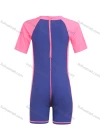 Wholesale Boys Colorblock One Piece Zip Back Swimsuit 734891# - Liuhuamall