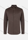 Wholesale Men's Business Plain Long Sleeve Shirt - Liuhuamall