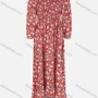 Wholesale Women's Casual Off Shoulder Ditsy Floral Empire Waist Dress  preview