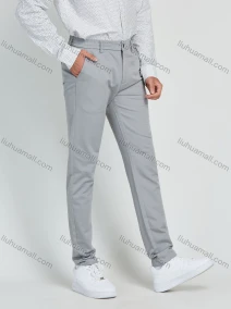 Wholesale Men's Casual Linen Straight Stretch Plain Chino Pants, LIUHUA CLOTHING WHOLESALE
