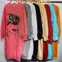 Wholesale Women's Casual Crew Neck Long Sleeve Graphic Dress preview