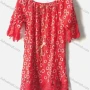Wholesale Women's Casual Round Neck Short Sleeve Floral Print Short Dress preview