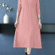 Women's Casual Plain Mock Neck Long Sleeve Midi Sweater Dress 8# Clothing Wholesale Market -LIUHUA
