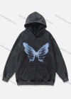 Wholesale Men's Fashion 100%Cotton Graphic Distressed Long Sleeve Hoodie Pullover Sweatshirt SML29# - Liuhuamall