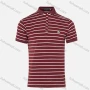 Wholesale Men's Casual Striped Label Print Short Sleeve Polo Shirt preview