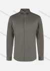 Wholesale Men's Business Plain Long Sleeve Shirt - Liuhuamall