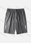 Wholesale Men's Performance Workout Reflective Stripes Athletic Shorts With Zip Pockets A012# - Liuhuamall