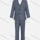 Wholesale Kid's Formal Lapel Pockets Plaid Print Single Breasted Blazer & Vest & Pant 3 Pieces Suit Set 31983-195# 193# Clothing Wholesale Market Liuhua