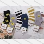 Wholesale Kid's Comfy Cartoon & Striped Print Crew Medium Coral Velvet Socks (10 pairs of socks in one package) preview