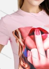 Wholesale Women's Casual Short Sleeve Round Neck Graphic Tee Dress - Liuhuamall