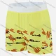 Wholesale Boy's Casual Tropical Seaside Theme Swim Shorts 2280# Yellow Clothing Wholesale Market Liuhua