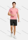 Wholesale Men's Athletic Letter Print Breathable Running T-shirts - Liuhuamall