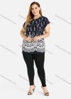 Wholesale Women's Plus Size Floral Print Comfy Casual Short Sleeve Tee - Liuhuamall