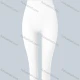 Wholesale Women's Casual Plain Skinny Fit High Waist Ribbed Capri Leggings E139# 0784# Clothing Wholesale Market Liuhua