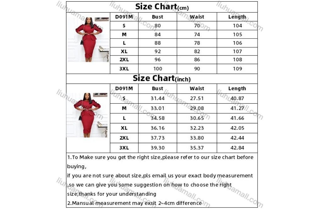 Wholesale Women's Plain Round Neck Ruffle Trim Bodycon Cocktail Midi Dress With Belt