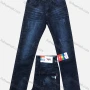 Wholesale Men's Zipper Pockets Frayed Labelled Embroidered Letter Plain Jean 2022# preview